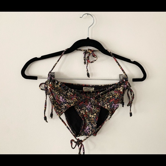 Brette Sandler Floral Stud String Bikini Xs - Picture 4 of 10